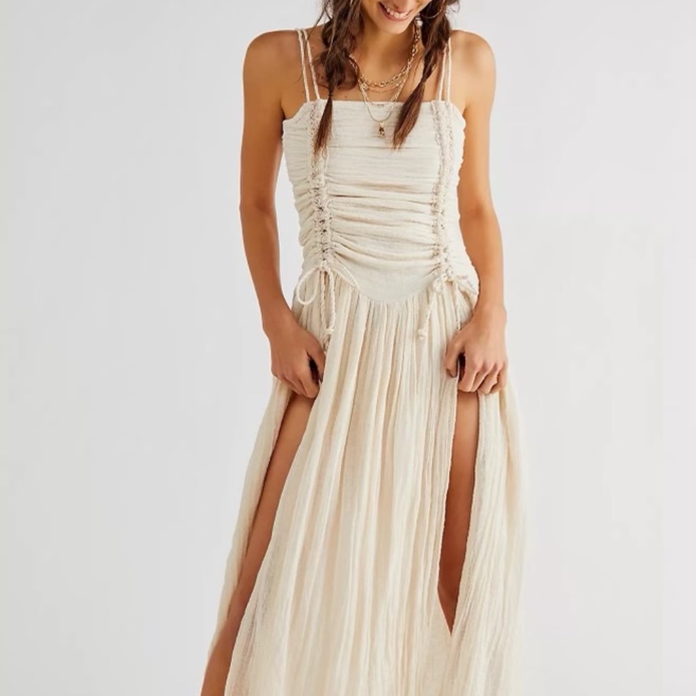 Jen's Pirate Booty Galiano Maxi Dress in Natural